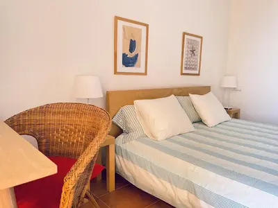 Cama o camas de una habitación en La Brisa de Terreros