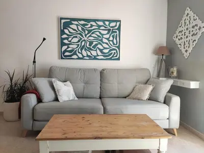 Zona de estar de Casa Helios - Precioso ático con sol, mar y relax