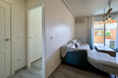 Cama o camas de una habitación en R2311 Parque Vera 5 Vera Playa Almería