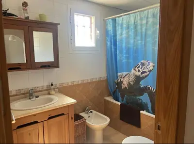 Un baño de Vera playa