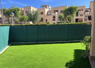 Jardín al aire libre en Vera playa