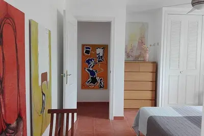 Cama o camas de una habitación en Apartamento dúplex en NaturaWorld