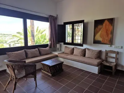 Zona de estar de El Palmeral
