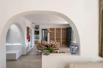 Zona de estar de Casa Ubedas