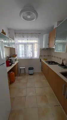Una cocina o zona de cocina en Céntrico apartamento junto al pimiento