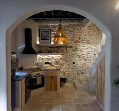 Una cocina o zona de cocina en La Boheme