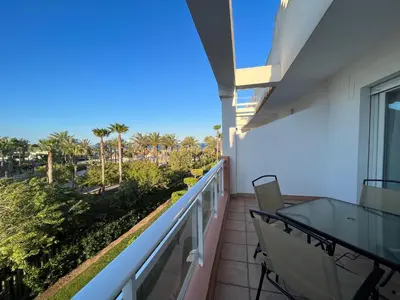 Un balcón o terraza de RA384 Vera Garden Vera playa 1ª línea