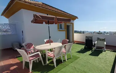 Un balcón o terraza de Ático Sol y Mar Vera