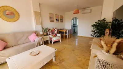 Zona de estar de Ático Sol y Mar Vera