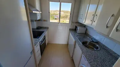 Una cocina o zona de cocina en Ático Sol y Mar Vera