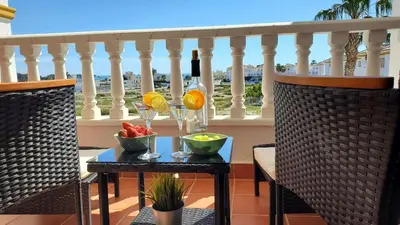 Un balcón o terraza de Ático Sol y Mar Vera