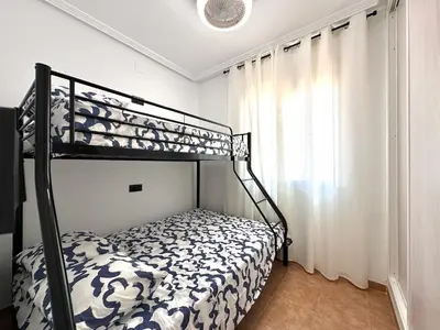 Cama o camas de una habitación en RA755 Marina de la torre 2 dormitorios Mojacar