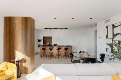 Zona de estar de Apartamento Exclusivo Frente al Mar