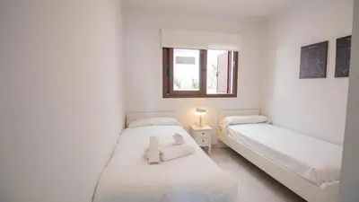 Cama o camas de una habitación en Casa Mesquida