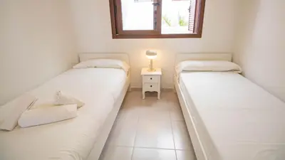 Cama o camas de una habitación en Casa Mesquida