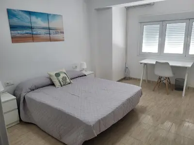 Cama o camas de una habitación en apartamento san urbano