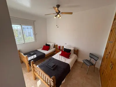 Cama o camas de una habitación en Turre Villa - 3 bedroom - sleeps 8 - R130