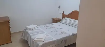 Cama o camas de una habitación en Apartamento calle Senado