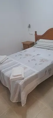 Cama o camas de una habitación en Apartamento calle Senado