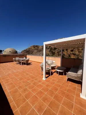 Plano de Apartamento con acogedora terraza
