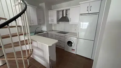 Una cocina o zona de cocina en Ático Dúplex con vistas al Mar