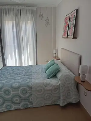 Cama o camas de una habitación en Piso 'Esquina del Molino'