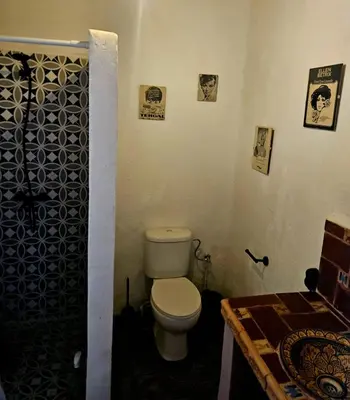 Un baño de Casa de Dona Concha Apartments Ugijar