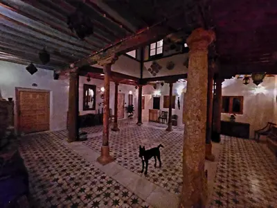 Mascotas con sus dueños en Casa de Dona Concha Apartments Ugijar