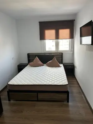 Cama o camas de una habitación en Mi Huésped El Ejido