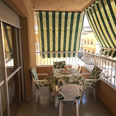 Un balcón o terraza de Sol y Mar
