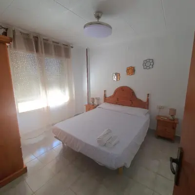 Cama o camas de una habitación en Sol y Mar