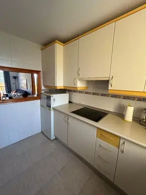 Una cocina o zona de cocina en Casa Piña - zona naturista - FKK - sunny oasis with sea view
