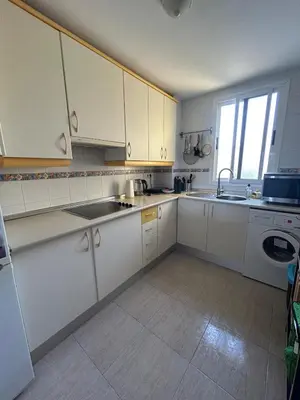 Una cocina o zona de cocina en Casa Piña - zona naturista - FKK - sunny oasis with sea view