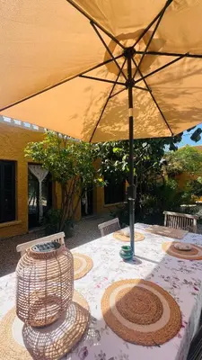 Un patio o zona al aire libre en Seraphina Bookings Mojacar