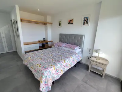 Cama o camas de una habitación en Terrazas Del Pozo 5