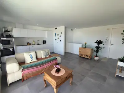 Una cocina o zona de cocina en Terrazas Del Pozo 5