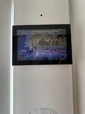 Una televisión o centro de entretenimiento en Casita San Juan