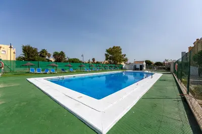 Piscina en o cerca de AlmeriaSuite Playa Serena Roquetas