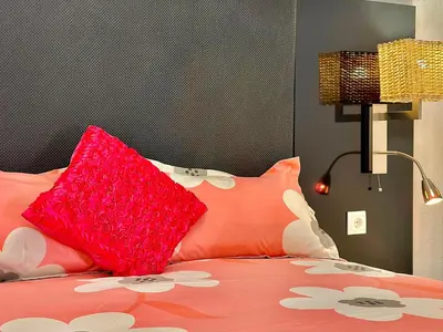 Cama o camas de una habitación en Agroturismo Casas-Cueva La Teja