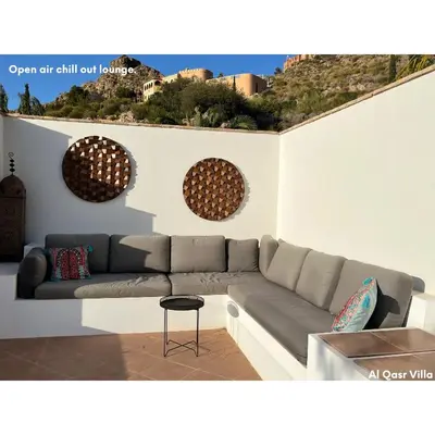 Zona de estar de Al Qasr Villa Mountain retreat in the heart of Cortijo Cabrera