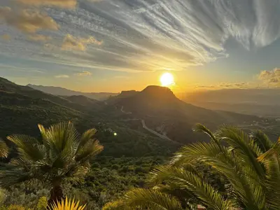 Paisaje cerca de esta villa