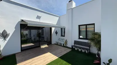 Jardín al aire libre en Villa Siargao