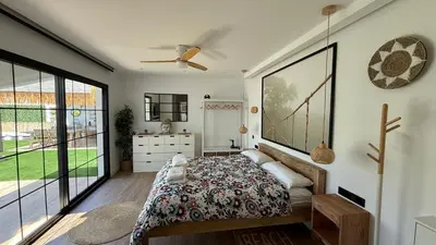 Cama o camas de una habitación en Villa Siargao