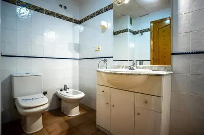 Un baño de Hotel Apartamentos Mojácar Beach