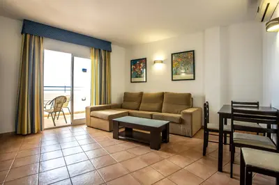 Zona de estar de Hotel Apartamentos Mojácar Beach