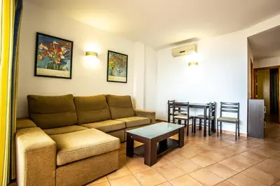 Zona de estar de Hotel Apartamentos Mojácar Beach