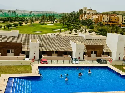 Piscina en o cerca de Altos de Vera I- Vistas increíbles al campo de golf de Valle del Este