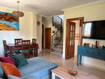 Zona de estar de Holiday Home in Vera near Vera Playa
