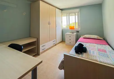 Cama o camas de una habitación en Apartamento Coto Roquetas de Mar