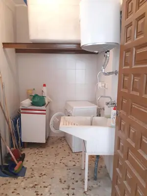 Una cocina o zona de cocina en Casa rural Alborania con jardín, aparcamiento, tranquilo, entre el mar y el desierto